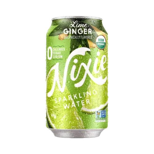 Nixie Sparkling Water Lime Ginger Can