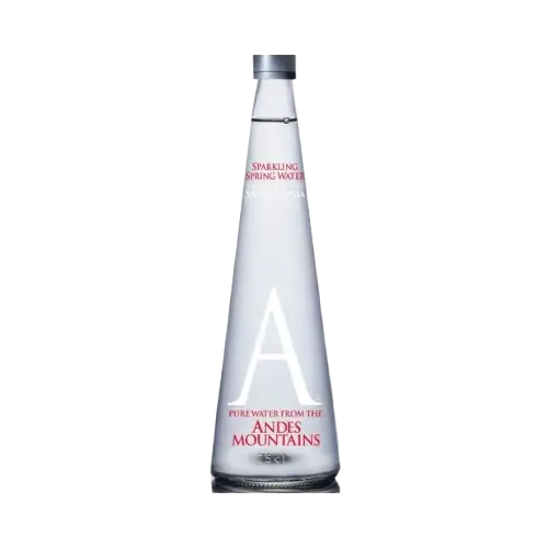Andes Mountain Spring Water - Sparkling Glass Bottle
