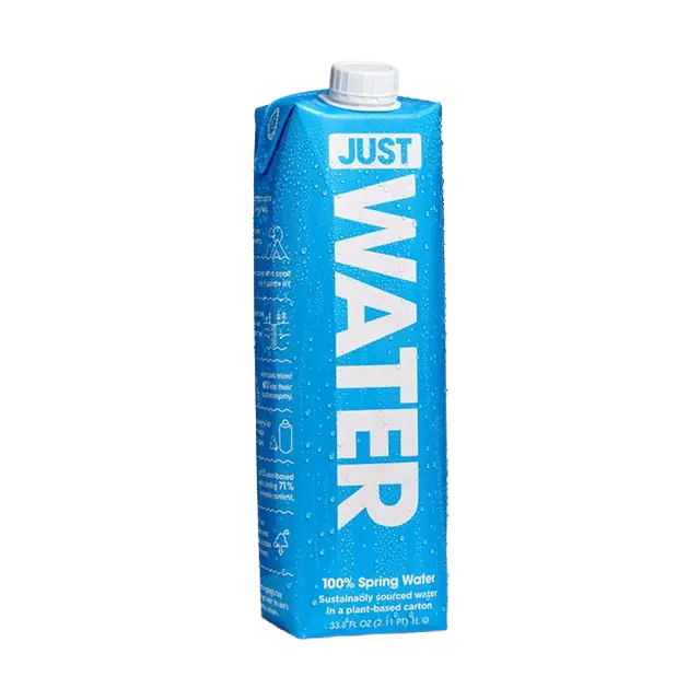 JUST Water Mountain Spring Water Carton