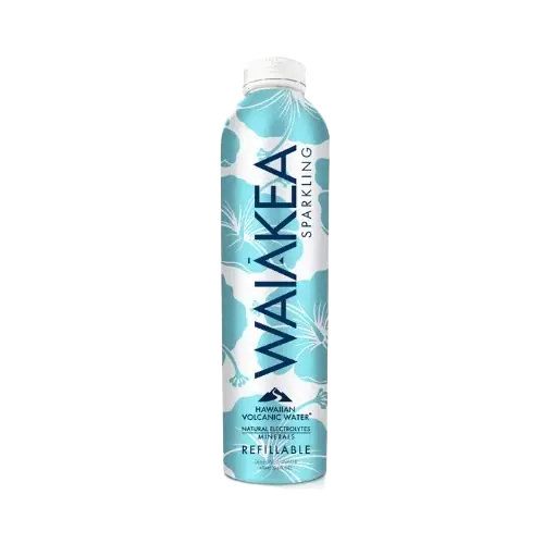 Waiakea Hawaiian Volcanic Sparkling  Water Aluminum Bottle