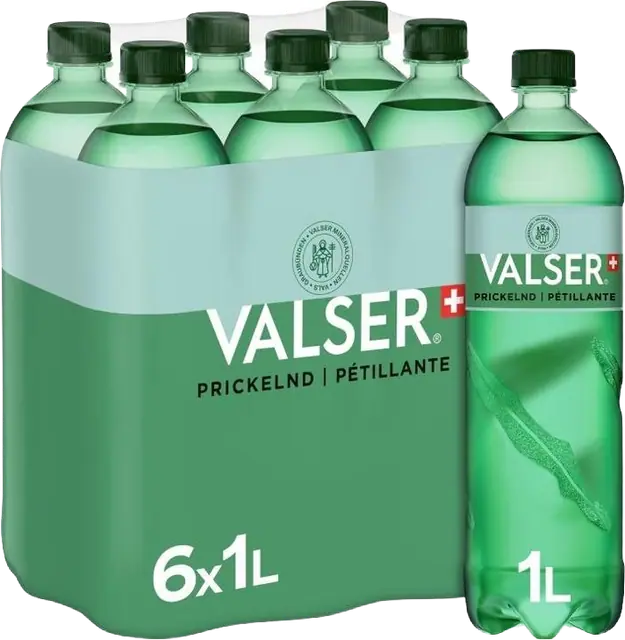 Valser Prickelnd Sparkling Water plastic bottle