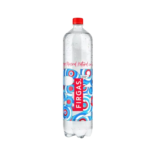 Agua Mineral Natural Con Gas Plastic Bottle