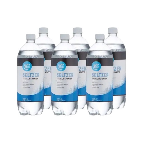 Happy Belly Seltzer Sparkling Water Plastic Bottle