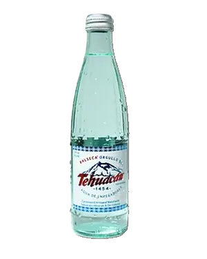 Balseca Tehuacan 1454 Carbonated Spring Artisanal Water glass bottle