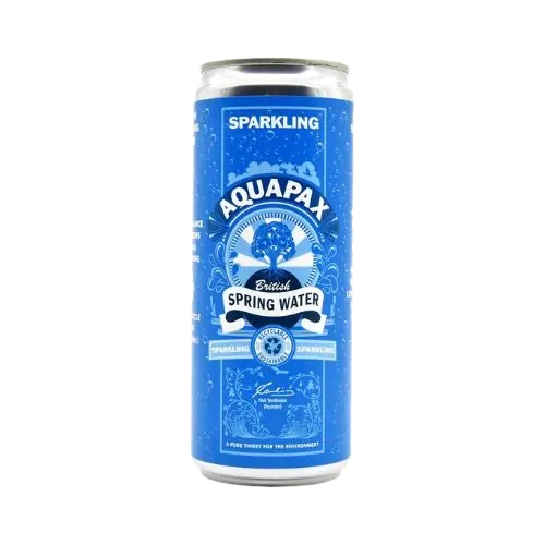 Aquapax Sparkling Spring Water Can