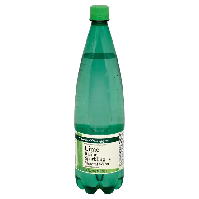 Field Day Sparkling Water Lime plastic bottle