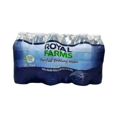 Royal Farms Purified Water Plastic Bottle