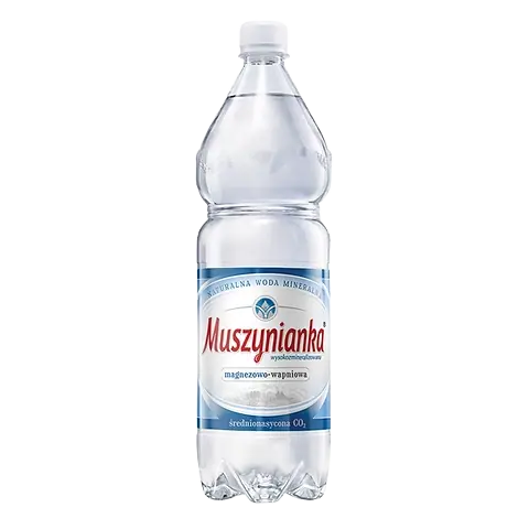 Muszynianka Sparkling Water plastic bottle