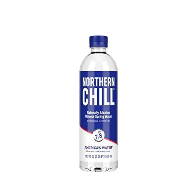 Northern Chill Natural Alkaline Spring Water Plastic Bottle