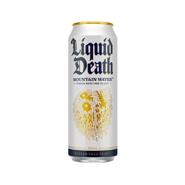 Liquid Death Mountain Water Can