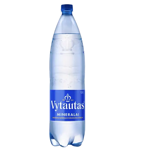 Vytautas Natural Mineral Water Carbonated plastic bottle