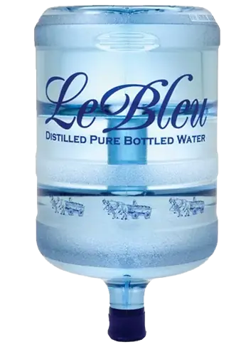 Le Bleu Distilled Pure Bottled Water Gallon