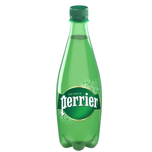 Perrier Sparkling Water Plastic Bottle