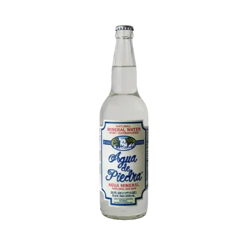 Agua de Piedra Natural Mineral Water Glass Bottle