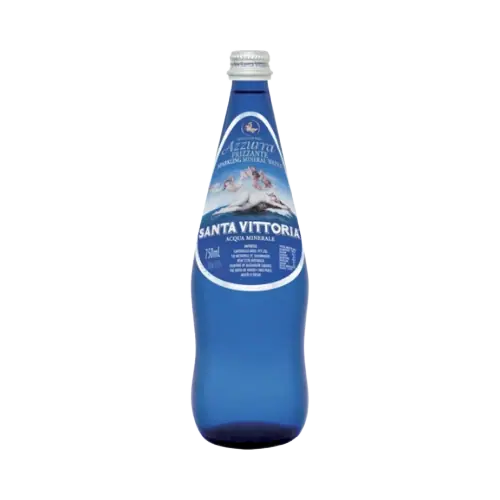 Santa Vittoria Azzurra Sparkling Water Glass Bottle