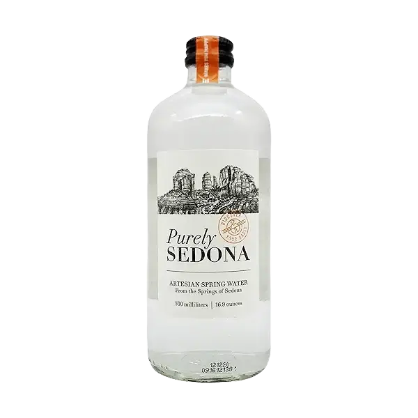 Purely Sedona Still Water Glass Bottle