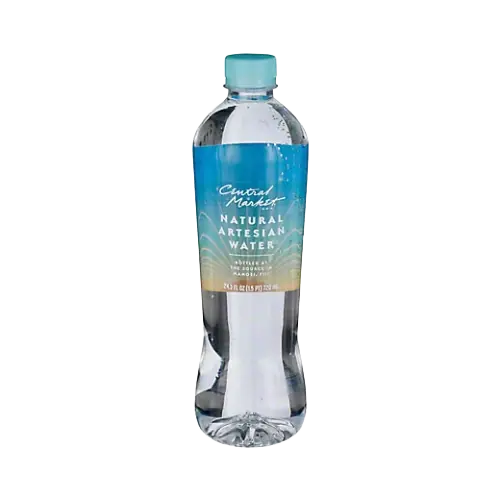 Central Market Natural Artesian Water Plastic Bottle