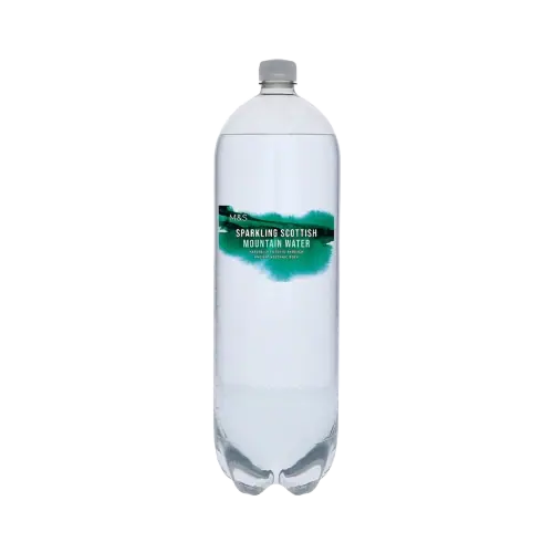 M&S Sparkling Scottish Mountain Water Plastic Bottle