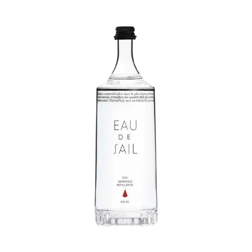 Eau de Sail Sparkling Mineral Water Glass Bottle