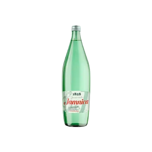 Jamnica Sparkling Natural Mineral Water Glass Bottle