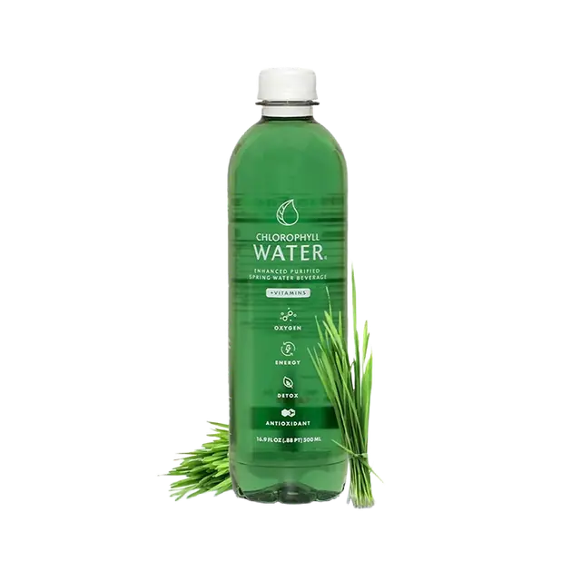 Chlorophyll Water Enhanced Purified Mountain Spring Water Plastic Bottle