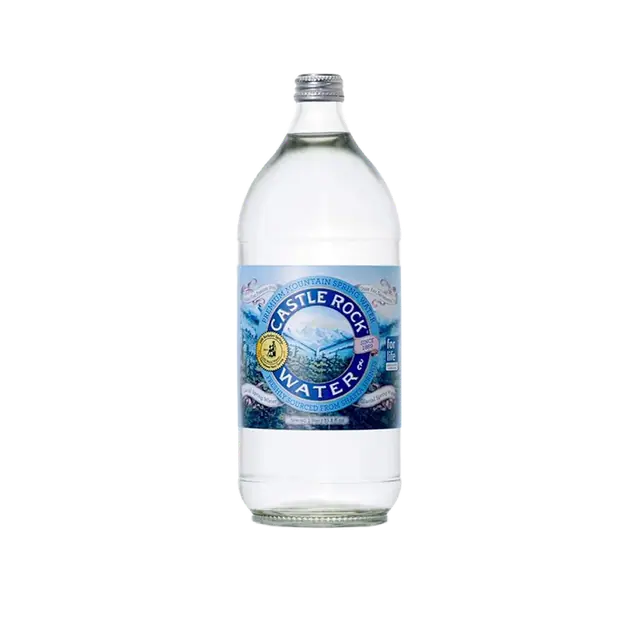 Castle Rock Glass Water Glass Bottle