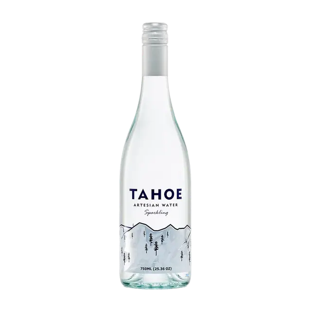 Tahoe Artesian Sparkling Water Glass Bottle