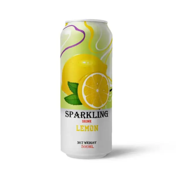Thumbs Lemon Sparkling Water can