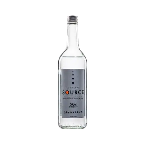 Llanllyr Source Sparkling Natural Spring Water Glass Bottle
