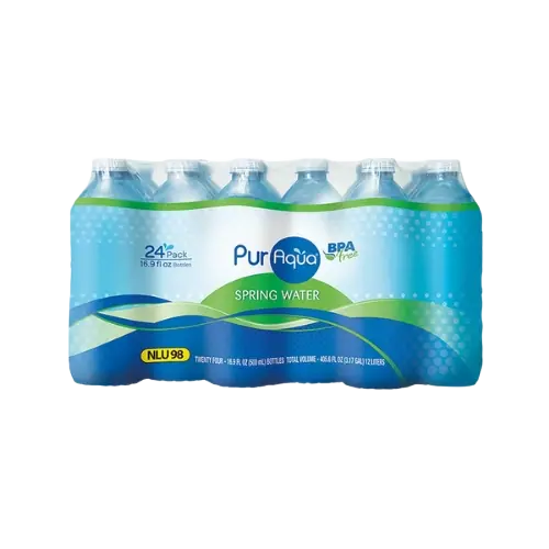 PurAqua Natural Spring Water Plastic Bottle