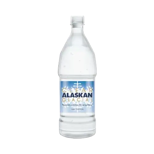 Clear Alaskan Glacial Plastic Bottle