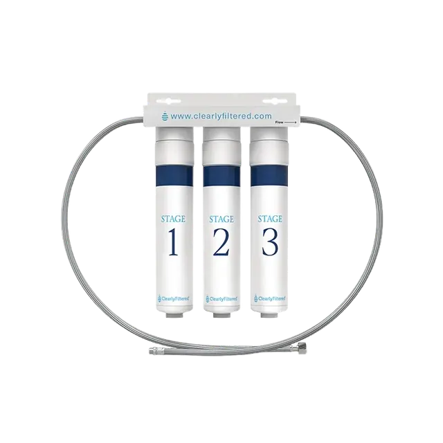 Clearly 3-Stage Water Filter System  Under Sink
