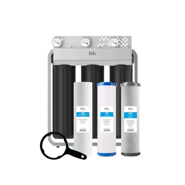 Brio 3-Stage Whole House Filtration System - Multi-Purpose