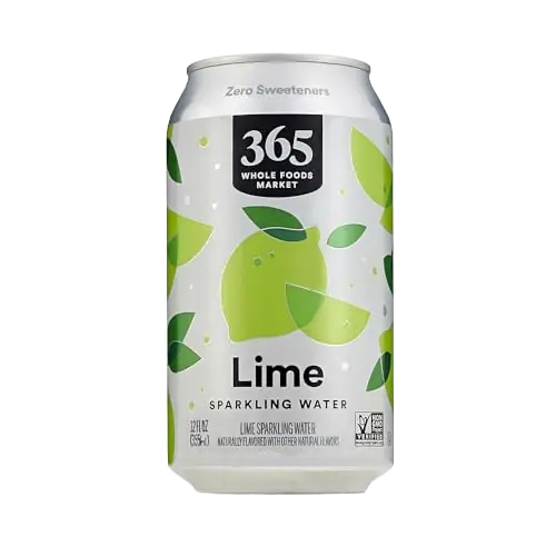 365 Sparkling Water Lime Can
