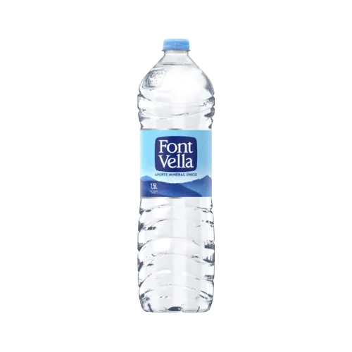 Font Vella Natural Mineral Water Plastic Bottle