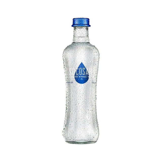 Socosani Sparkling Water Glass Bottle