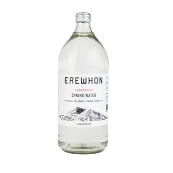 Erewhon Carbonated Spring Water Glass Bottle
