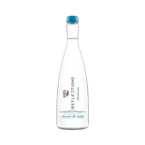 AQUA Reflections Sparkling Glass Bottle