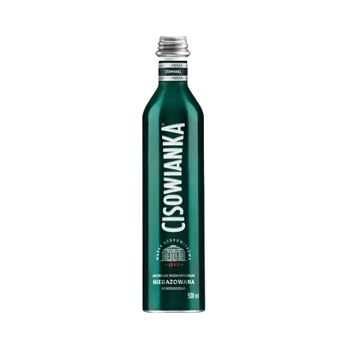 Cisowianka Natural Spring Water Aluminum Bottle