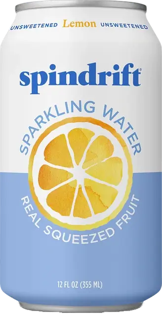 Spindrift Sparkling Water Lemon Can