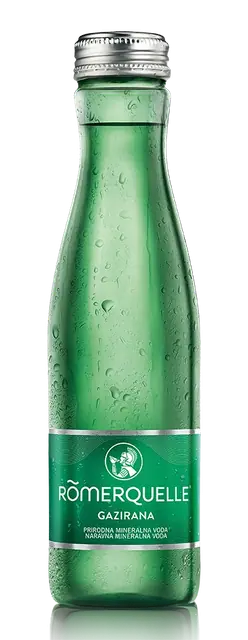 Römerquelle Gazirana Sparkling Water glass bottle