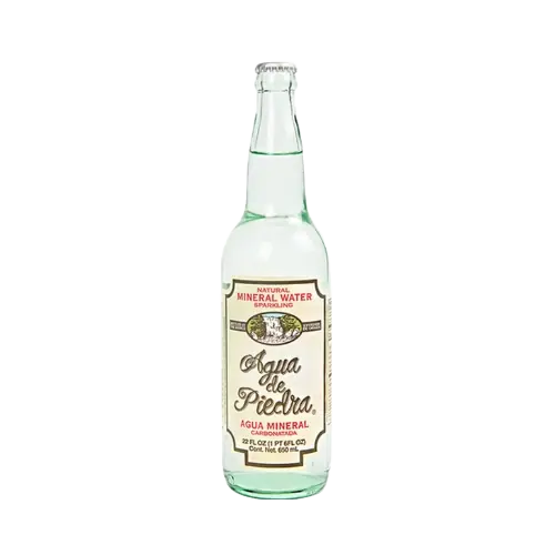 Agua de Piedra Sparkling Mineral Water Glass Bottle