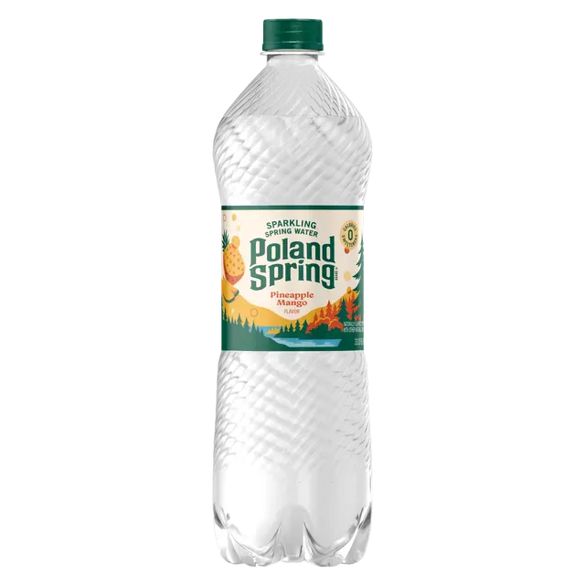 Carbonated sparkling spring water
