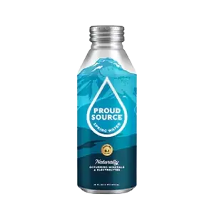 Source Water Premium Natural Spring Water with Electrolytes can