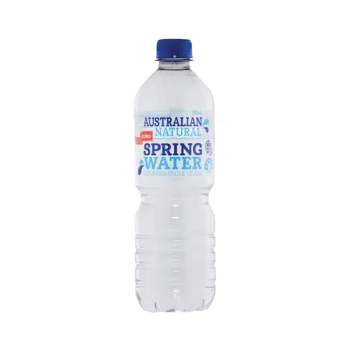 Coles Water Spring Natural Plastic Bottle