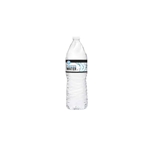 Amazon Brand - Happy Belly Purified Water Plastic Bottle
