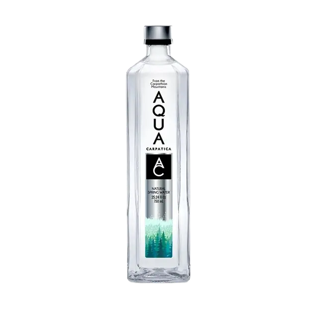 Aqua Carpatica Spring Water Glass Bottle