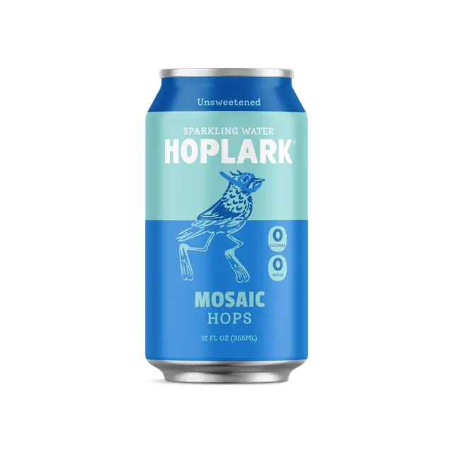 Hoplark Sparkling Water with Mosaic Hops