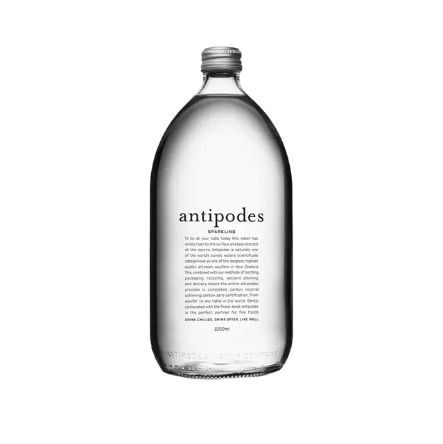 Antipodes Sparkling Water Glass Bottle