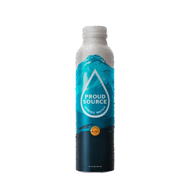 Proud Source Spring Water Aluminum Bottle